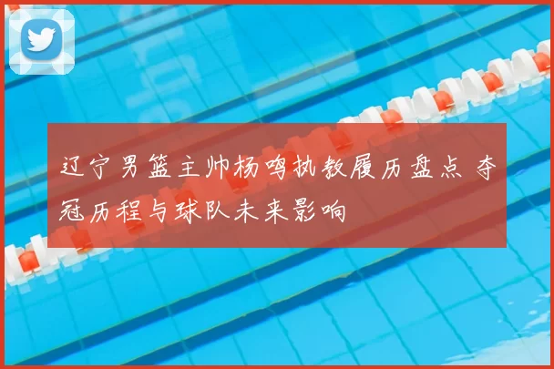 辽宁男篮主帅杨鸣执教履历盘点 夺冠历程与球队未来影响